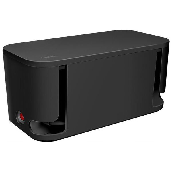 Kabel zasilający LogiLink LogiLink Kabelbox m. 5-fach-Steckdosenleiste USB/Schuko sch