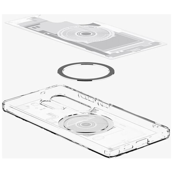 Spigen Case for Samsung Galaxy S25 Ultra - Spigen Ultra Hybrid Zero One MagSafe - White 8809971237895 έως 12 άτοκες Δόσεις