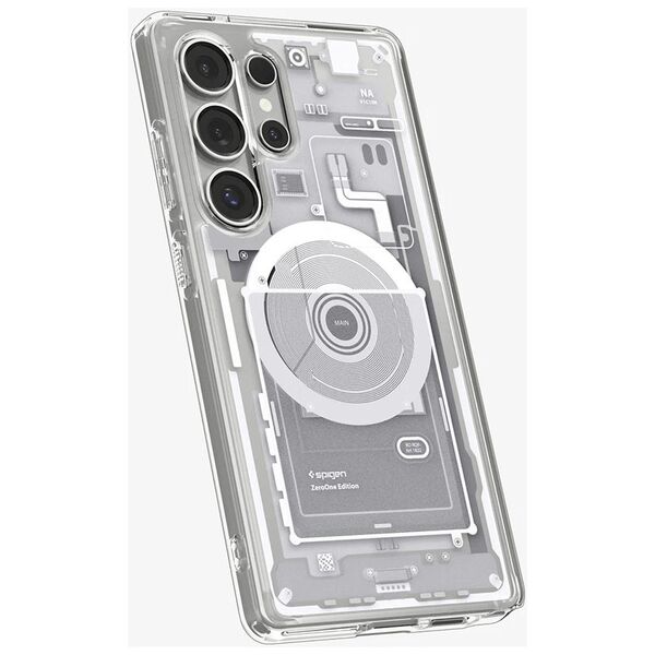 Spigen Case for Samsung Galaxy S25 Ultra - Spigen Ultra Hybrid Zero One MagSafe - White 8809971237895 έως 12 άτοκες Δόσεις
