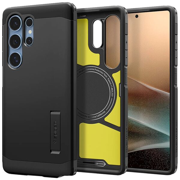 Spigen Case for Samsung Galaxy S25 Ultra - Spigen Tough Armor MagSafe - Black 8809971237956 έως 12 άτοκες Δόσεις