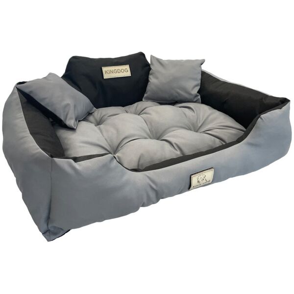 AIO Europe Legowisko dla psa 145 x 115 Ciemnoszare KingDog