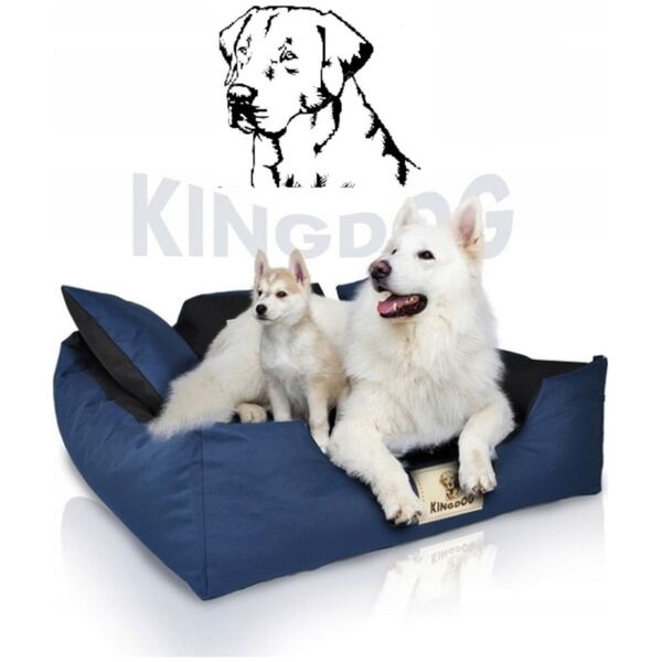 AIO Europe Legowisko dla psa 145 x 115 Ciemnoszare KingDog