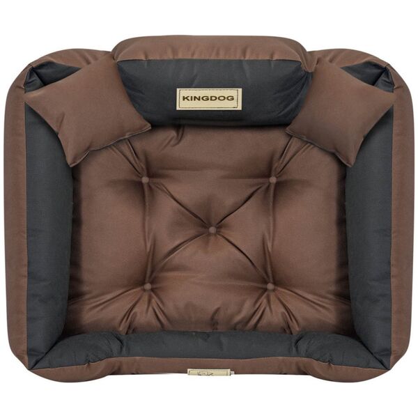 AIO Europe Legowisko dla psa 130x105 Brązowe KingDog