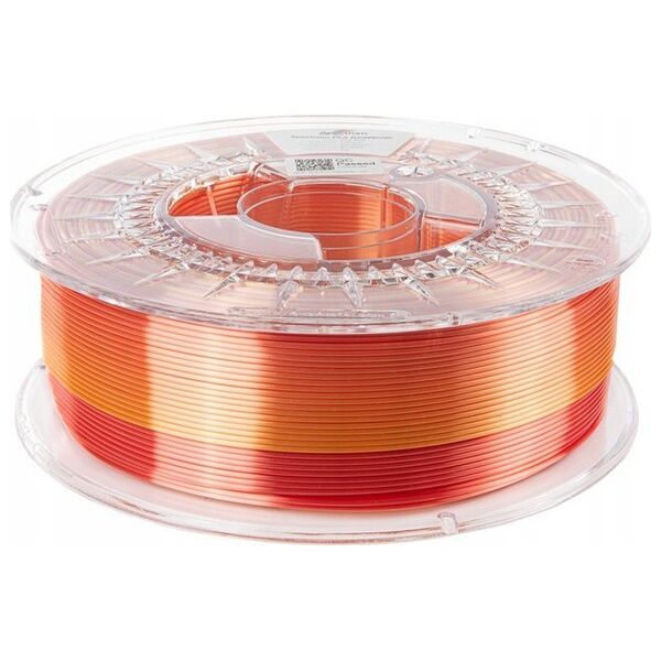 SPECTRUM Tisková struna (filament) PLA SILK RAINBOW 1.75mm FIRE RED 1kg