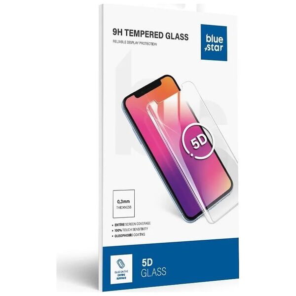 Szkło hartowane Blue Star 5D - do Samsung A36 5G (full glue/case friendly) - czarny