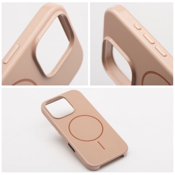 Premium Glossy Mag Cover kompatybilny z MagSafe i Camera Control button pasuje do IPHONE 16 PLUS pustynny złoty