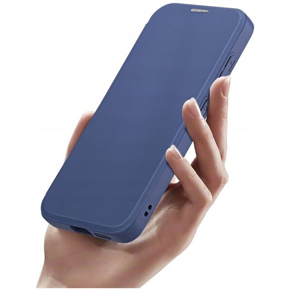Etui Dux Ducis Skin X Pro na Samsung Galaxy S25+ z MagSafe i portfelem - niebieskie