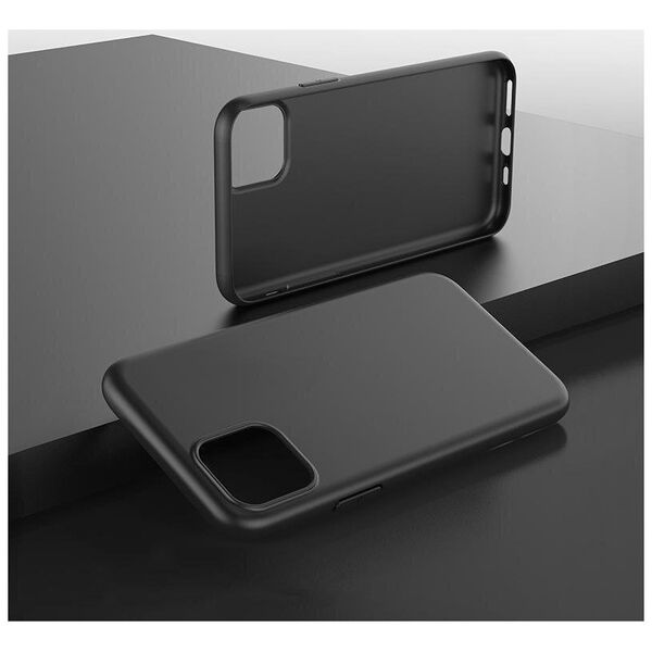 Hurtel Żelowe elastyczne etui pokrowiec do iPhone 15 Pro Soft Case - czarny