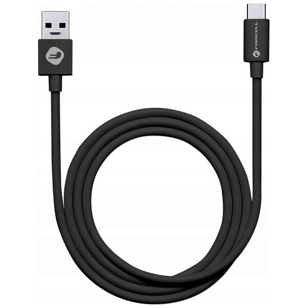 Kabel USB ForCell FORCELL C398 kabel USB A do Typ C QC3.0 3ATUBA 1 m czarny