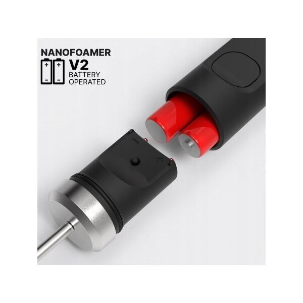 Spieniacz do mleka WMF Subminimal - NanoFoamer V2 - Ręczny spieniacz do mleka czarny