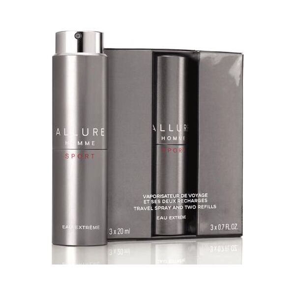 Chanel  Allure Homme Sport Eau Extreme EDT 60 ml (podróżny atomizer + wkłady)