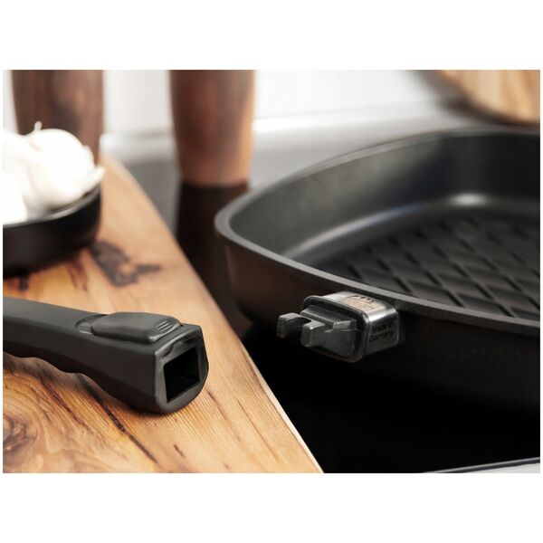 Patelnia AMT-Gastroguss AMT Gastroguss stiklinis dangtis su rankena, 32 cm