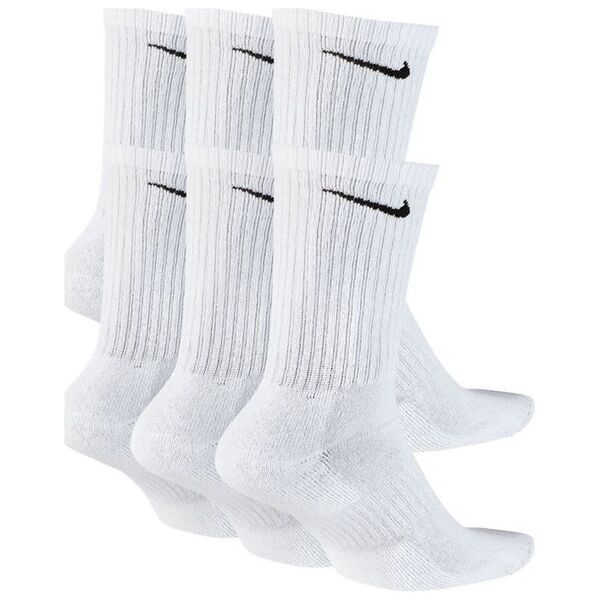 Nike Nike Everyday Cushion Crew 6Pak skarpety wysokie 100 : Rozmiar - 34 - 38