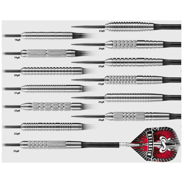 Harrows Rzutki Harrows Assassin 80% Steeltip 24 gr