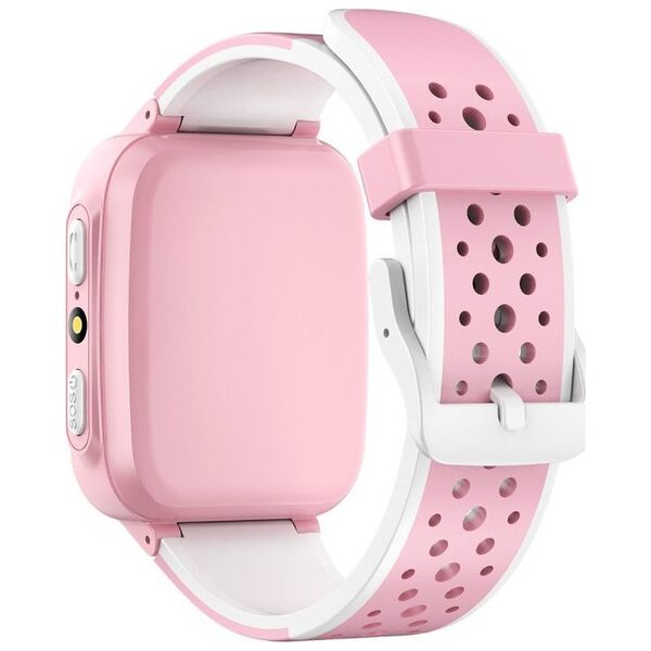 Smartwatch Forever Find Me 2 KW-210 Biało-różowy  (GPS Kids Find Me 2 różowy)