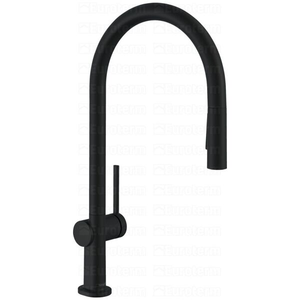 Bateria kuchenna Hansgrohe Talis M54 stojąca czarna matowa (72801670)