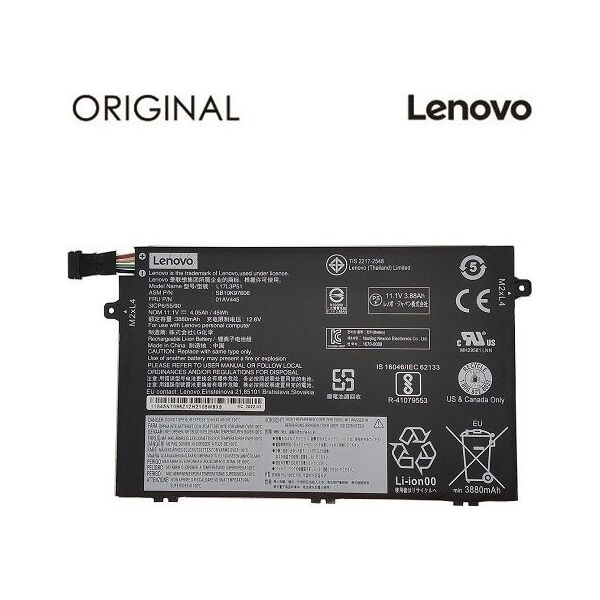 Μπαταρία Lenovo Μηχανή μπαταρίας LENOVO L17L3P51, 3880mAh, Γνήσιο 13320390 9990000481279