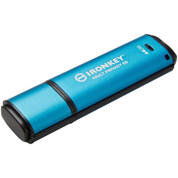 Pendrive Kingston Kingston 64GB IRONKEY VAULT PRIVACY 50/AES-256 ENCRYPTED FIPS 197