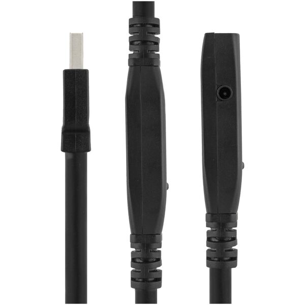 Καλώδιο USB Deltaco Kabelis DELTACO USB 3.0, 15.0m, juodas / USB3-1008 13360041 7340004675815