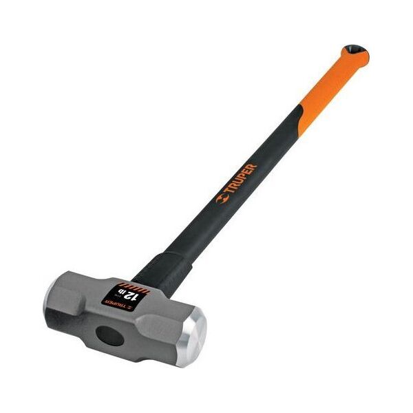 Truper Kūjis su stikloplastiko kotu. 91cm ilgio, 5400g. Frezuoti galai. Heavy-Duty įrankis Truper®