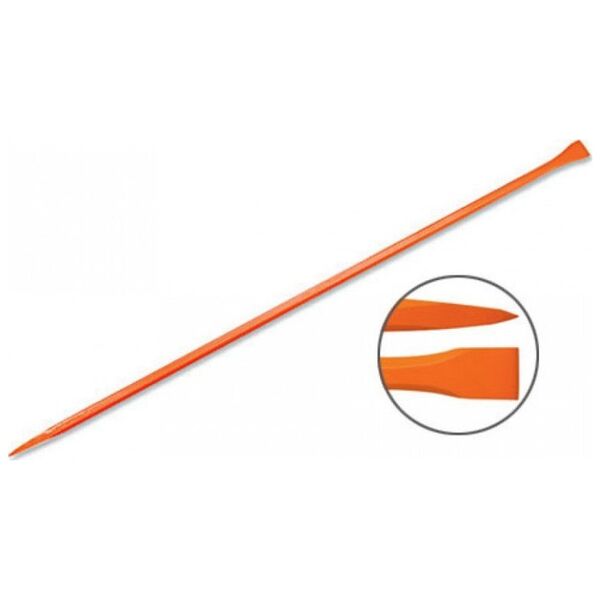 Truper San Angelo tiesus laužtuvas 3,9kg, 22x1250mm. Vienas galas smailus, kitas 40mm pločio plokščias. Šešiakampis strypas, grūdintas plienas Truper®