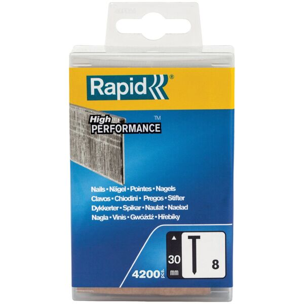 Rapid Vinys 8/30mm No. 8 4200vnt., Rapid 13412048 4051661007477
