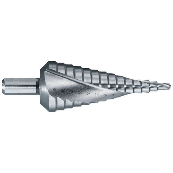 Τρυπάνι Tivoly Tivoly Pakopinis Pracujas Ø6-37 mm. spiralinis, nedengtas.12 pakopų 13412262 3221910899165