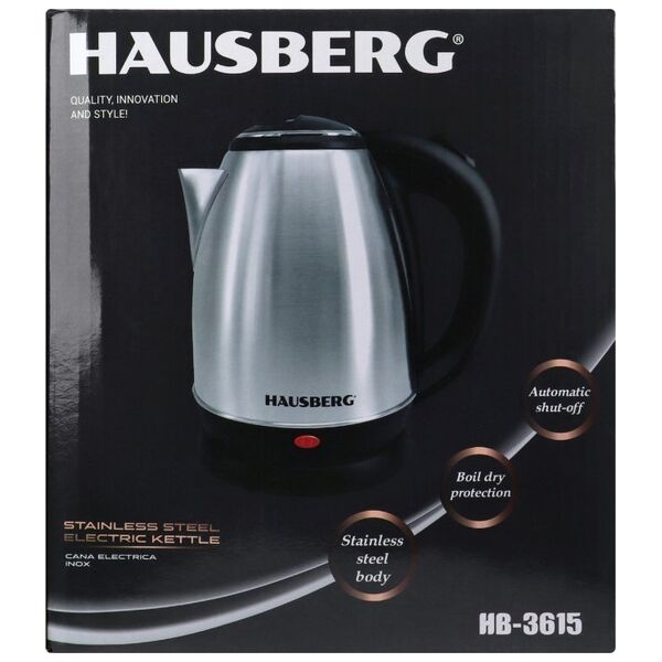 Βραστήρας Hausberg HAUSBERG HB-3615 Elektrinis virdulys 13412787 6423808028641