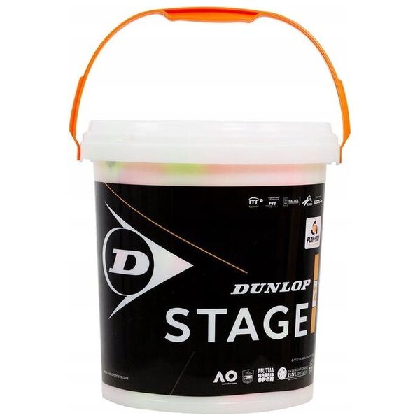 Dunlop Teniso kamuoliukai Dunlop STAGE 2 Oranžinis 60-bucket ITF 13412859 45566167903