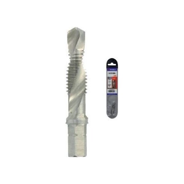 Tivoly Kombinuotas sriegiklis su krajžtu (2 in1) HSS, 1/4" εξάγωνο, M6x1xL44 TIVOLY 13417070 3221910881627