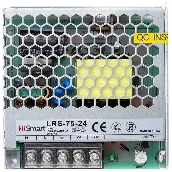 Τροφοδοτικό Hismart Maitinimo šaltinis 24V, 3.2A, 75W 13422610 9990000700288