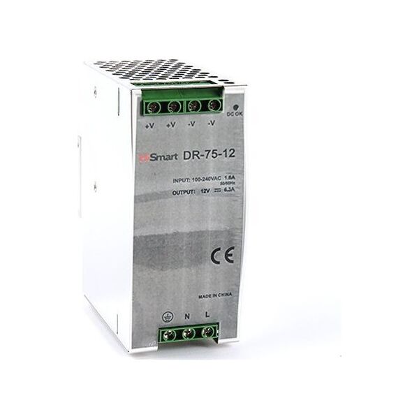 Τροφοδοτικό Hismart Maitinimo šaltinis 12V, 6.3A, 75W, DIN 13422617 9990000700516