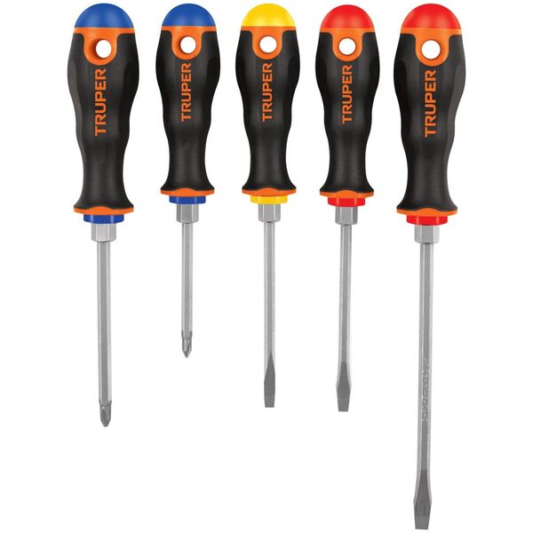 Truper Magnetinių atsuktuvų rinkinys, Ergo rankenos, 5 ημέρες Truper® 13426015 7501206639955