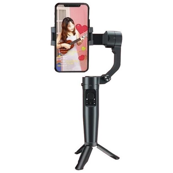 Gimbal Mocco Mocco Handheld 3-Axis Gimbal Stabilizer F3 with Tripod for Smartphones - 4-6,5" 13432261 4752168111741