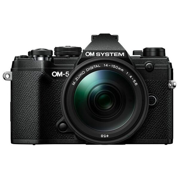 Aparat Olympus OM-5 czarny + M.Zuiko Digital ED 14-150mm f/4-5.6 II (V210021BE000)