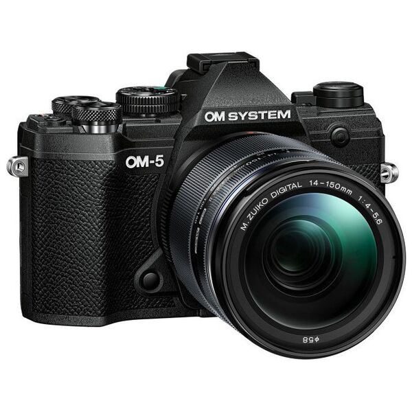 Aparat Olympus OM-5 czarny + M.Zuiko Digital ED 14-150mm f/4-5.6 II (V210021BE000)