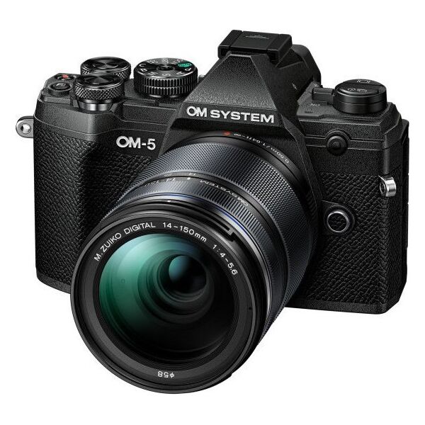 Aparat Olympus OM-5 czarny + M.Zuiko Digital ED 14-150mm f/4-5.6 II (V210021BE000)
