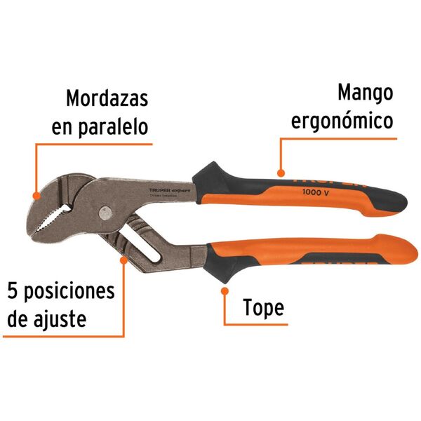 Truper Santechniko reguliuojamos 250mm, μέγ. plotis 50mm Truper® 13456942 7506240647072