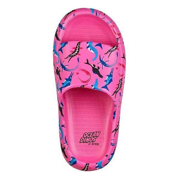 Ocean Šlepetės vaik. BECO OCEAN DINOS 9275 4 28/29 ροζ 13462149 4013368465547