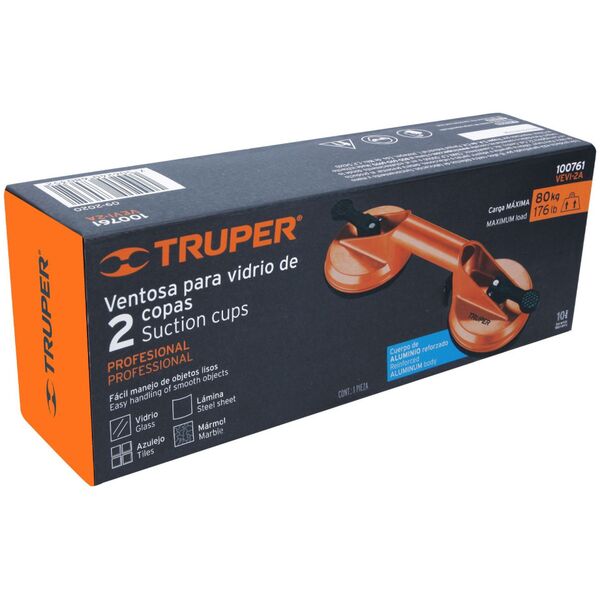 Truper Aliumini rankena stiklo nešimui, dviguba Truper® 13472045 7506240680352