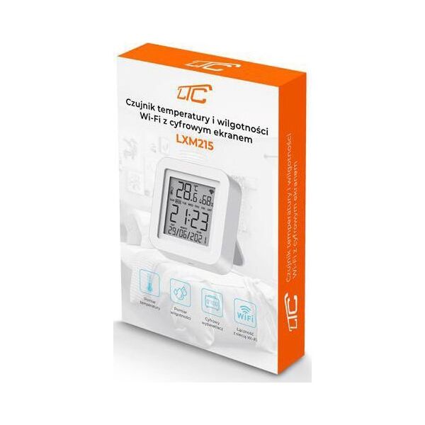 LTC Stacja pogodowa Wi-Fi LTC czujnik temperatury i wilgotności