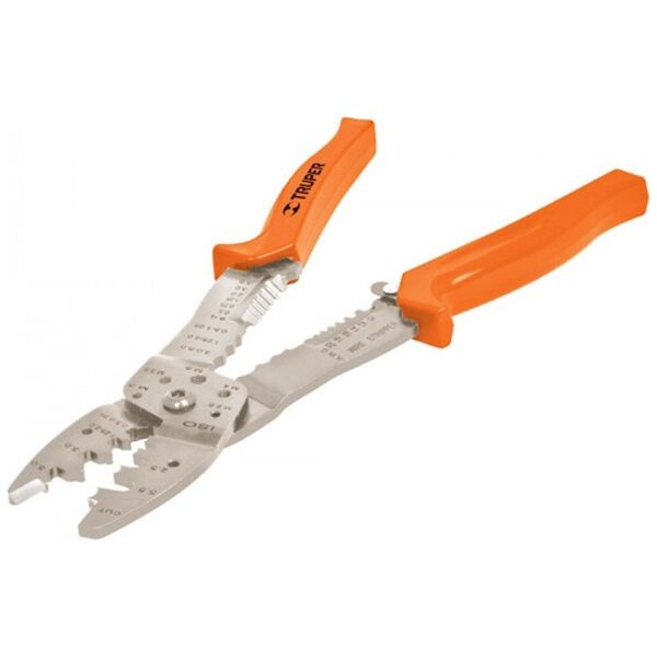 Truper Kabelio nužievinimo, kirpimo bei užspaudimo replės 25,4cm Truper® 13782977 7501206681398