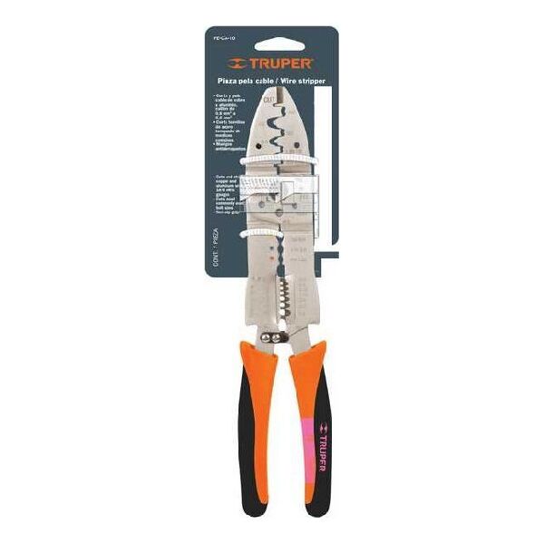 Truper Kabelio nužievinimo, kirpimo bei užspaudimo replės 25,4cm Truper® 13782977 7501206681398