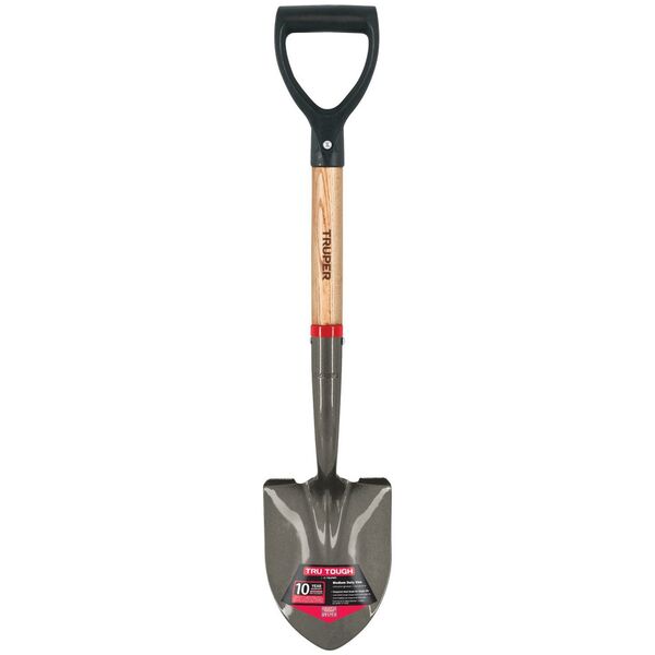 Truper Kastuvas, "D"formos rankena, medinis kotas. Darbinis plotis 15cm Truper® 13783028 7501206645727