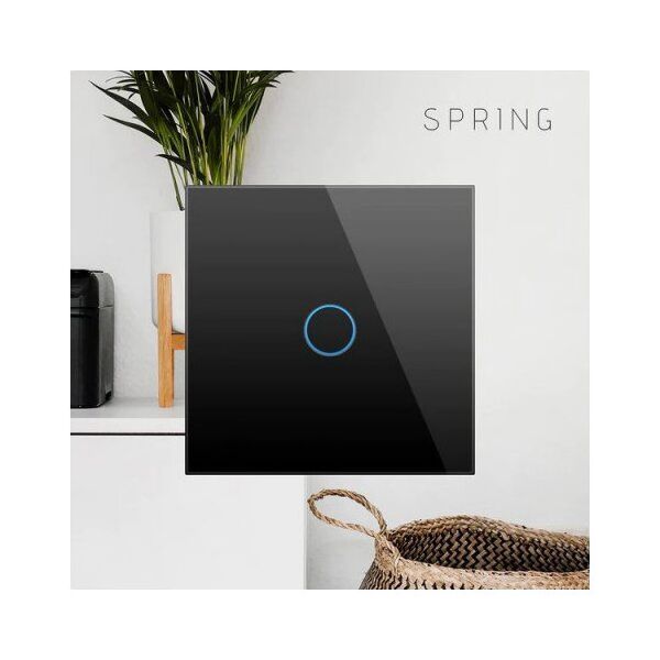 Hurtel Spring Tripolis sensorinis jungiklis, nuotolinis valdymas (WIFI), Juodas 13783885 713239860993