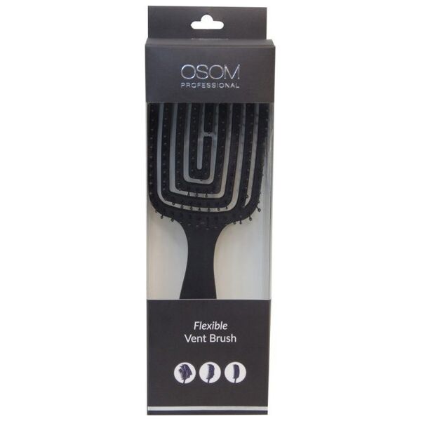Hercules Osom Professional Šepetys plaukams, nailono, kvadratinis OSOM99571 14032979 4779025995719