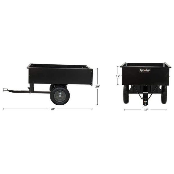 Priekaba metalinė, 340kg (45-01014-999), Agri-Fab 14033188 52613451014