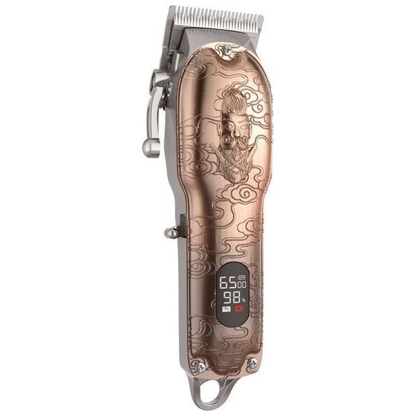 Aresa Profesionali plaukų kirpimo mašinėlė OSOM Professional Barber Hair Clipper, su LCD οθόνη 14034279 4772132011433