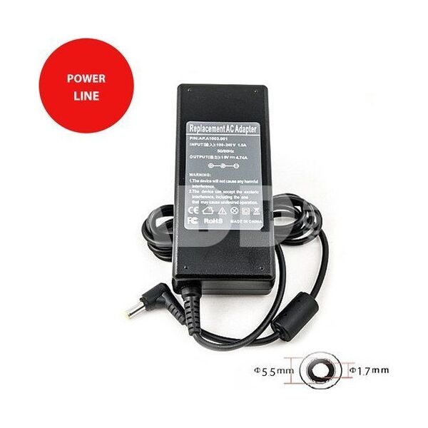 Τροφοδοτικό laptop Extra Digital Extra Digital Nešiojamo komiuterio įkroviklis HP 90W: 19V, 4,74A 14071361 6951758370355