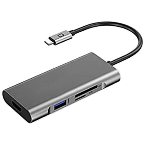 Προσαρμογέας USB Extra Digital Adapter USB Type-C - 3 x USB 3.0, Type-C PD, HDMI, SD, TF 14071889 9990000913442